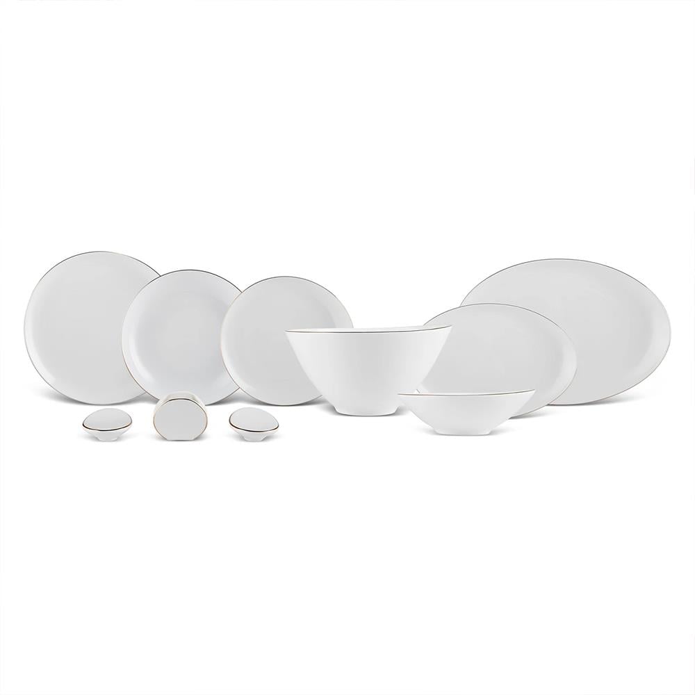 Karaca Fine Pearl Extra Wave 61 Parça 12 Kişilik Yemek Takımı