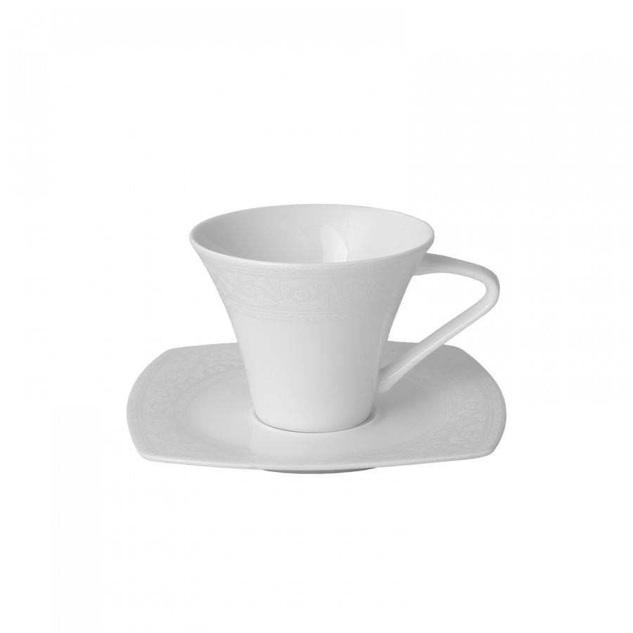 Karaca Fine Pearl Roma 26 Parça 6 Kişilik Kahvaltı Takımı Kare