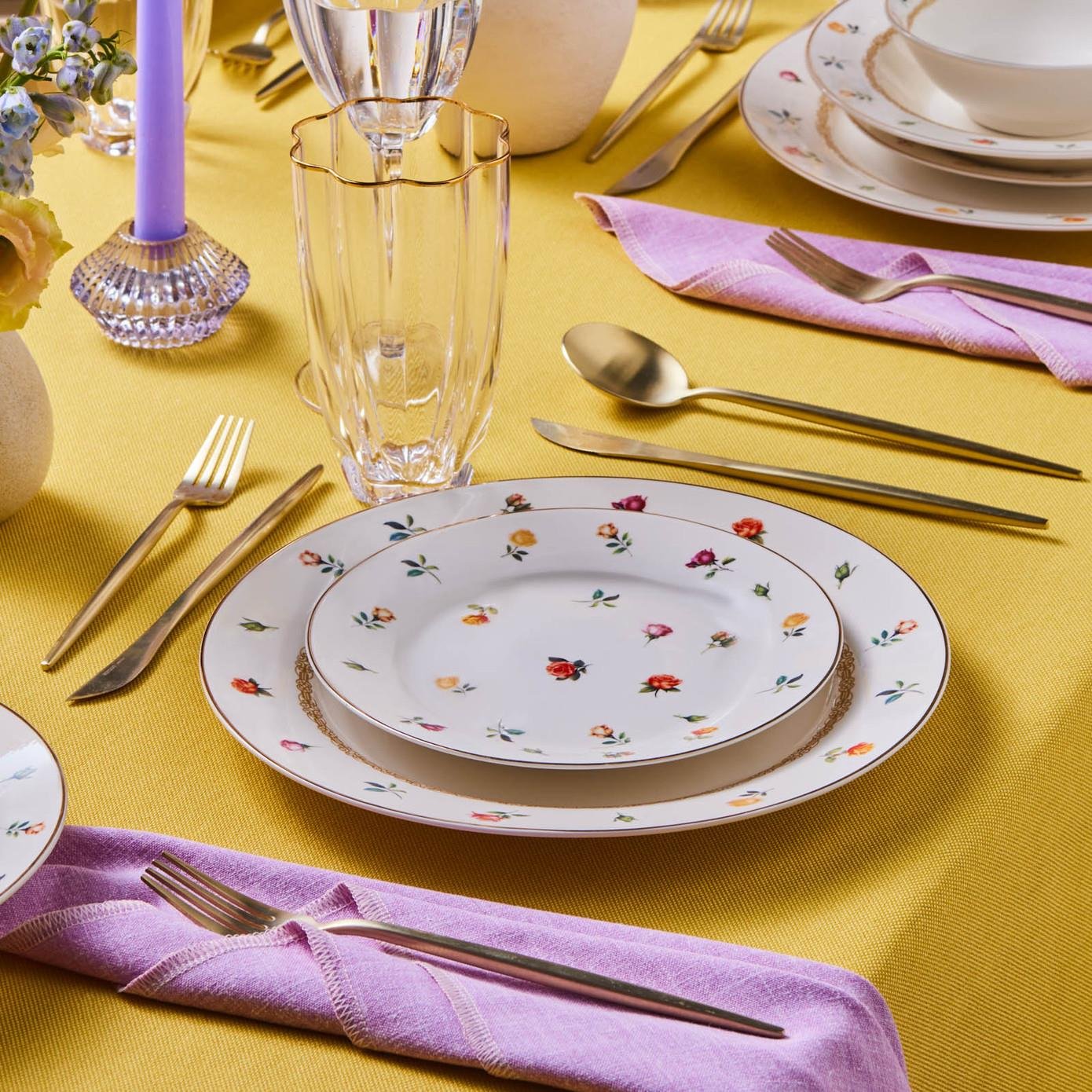 Karaca Floret 24 Parça 6 Kişilik Yemek Takımı