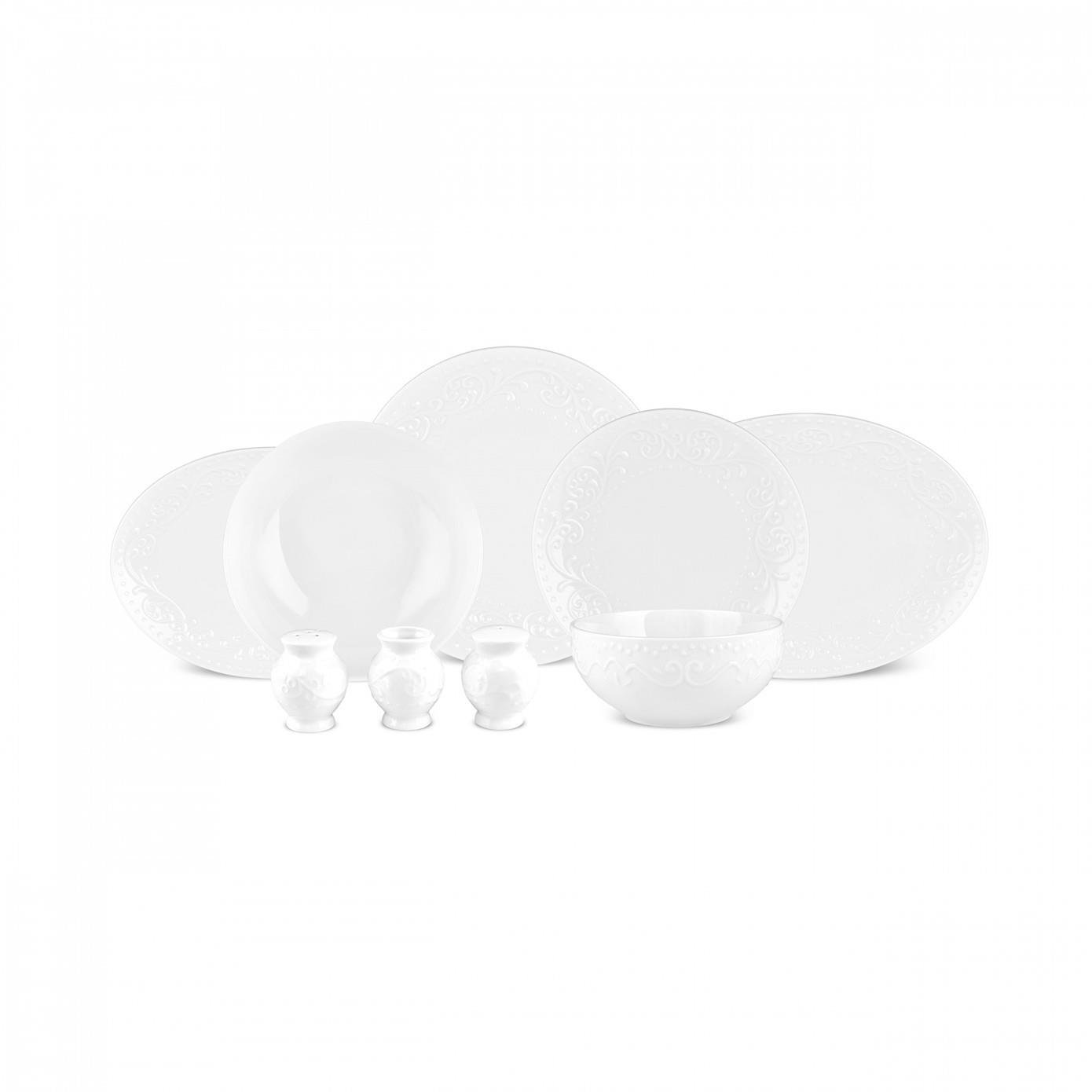 Karaca Forever Bone Even 56 Parça 12 Kişilik Yemek Takımı