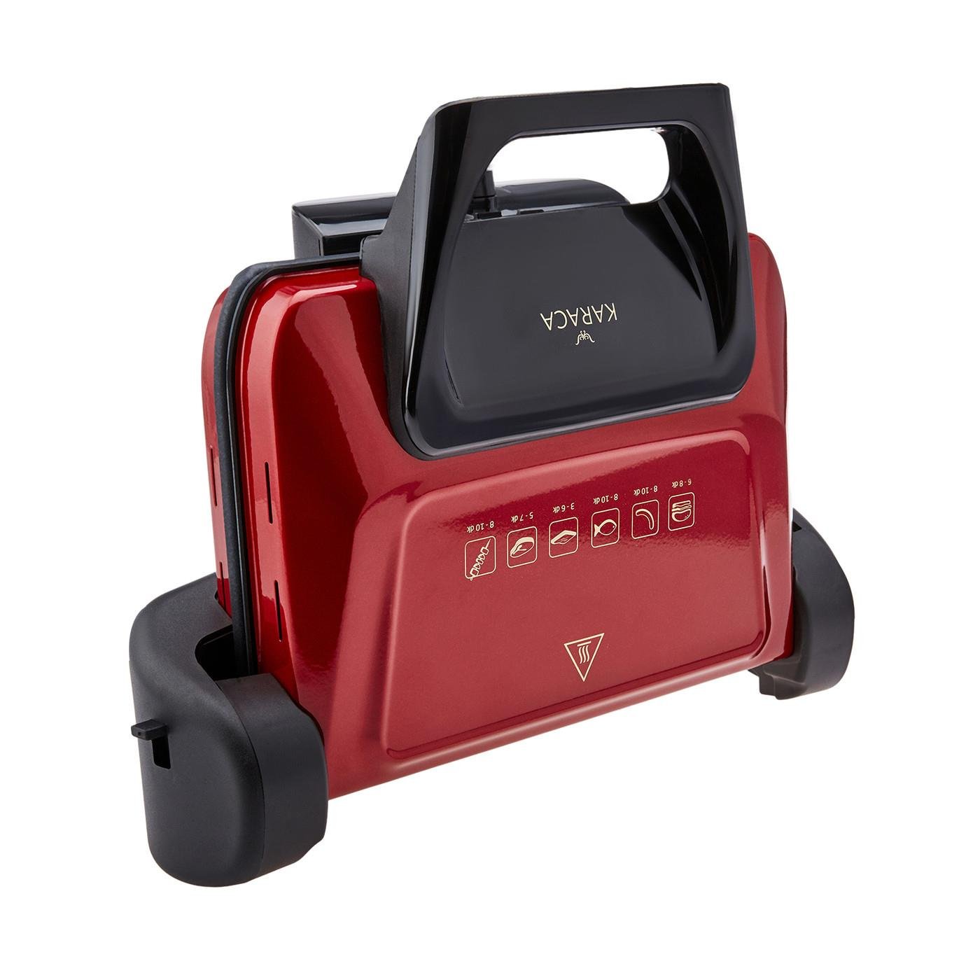 Karaca Future Plus Bio Diamond Antibakteriyel Kırmızı Izgara ve Tost Makinesi