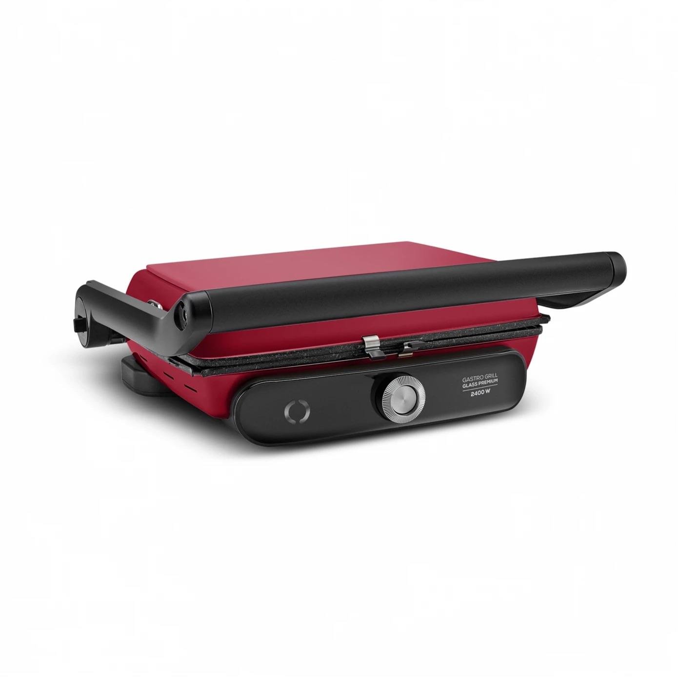 Karaca Gastro Grill Glass Premium 2400W Döküm Tost Makinesi Viva Magenta 6 Dilim Kapasiteli