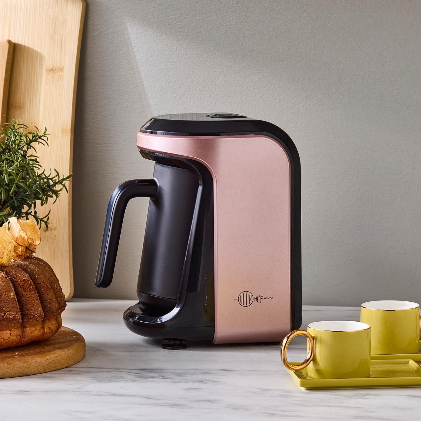Karaca Hatır Hüp Aroma Türk Kahve Makinesi Rosegold