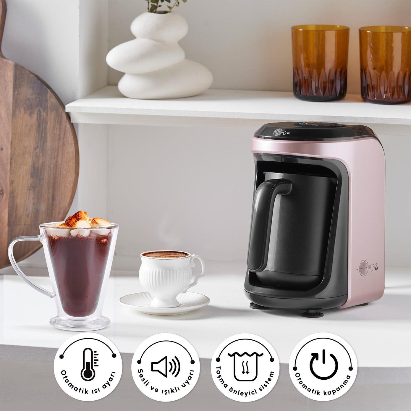 Karaca Hatır Hüps Sütlü Türk Kahve Makinesi Rosegold