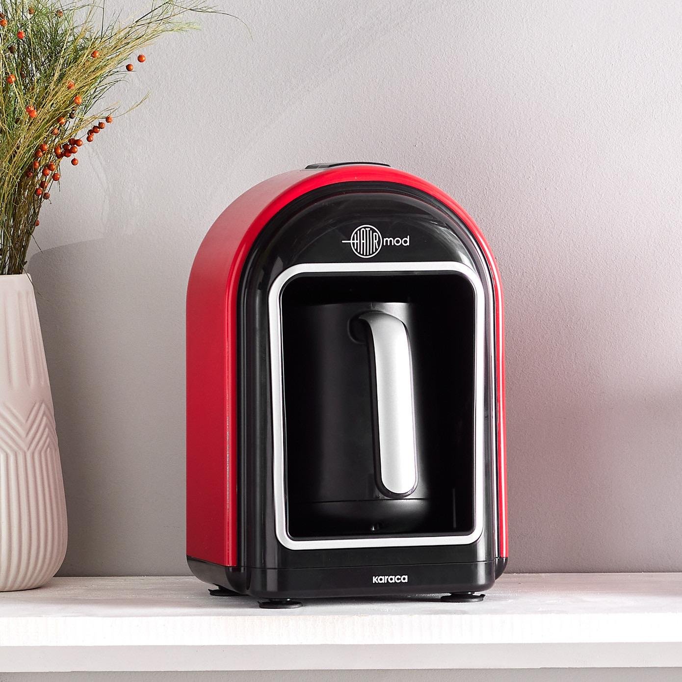 Karaca Hatır Mod Közde ve Sütlü Türk Kahvesi Makinesi Cranberry