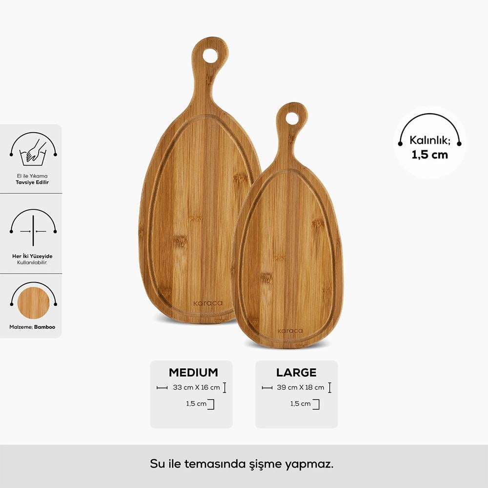 Karaca Havin 2li Kesme ve Sunum Tahtası