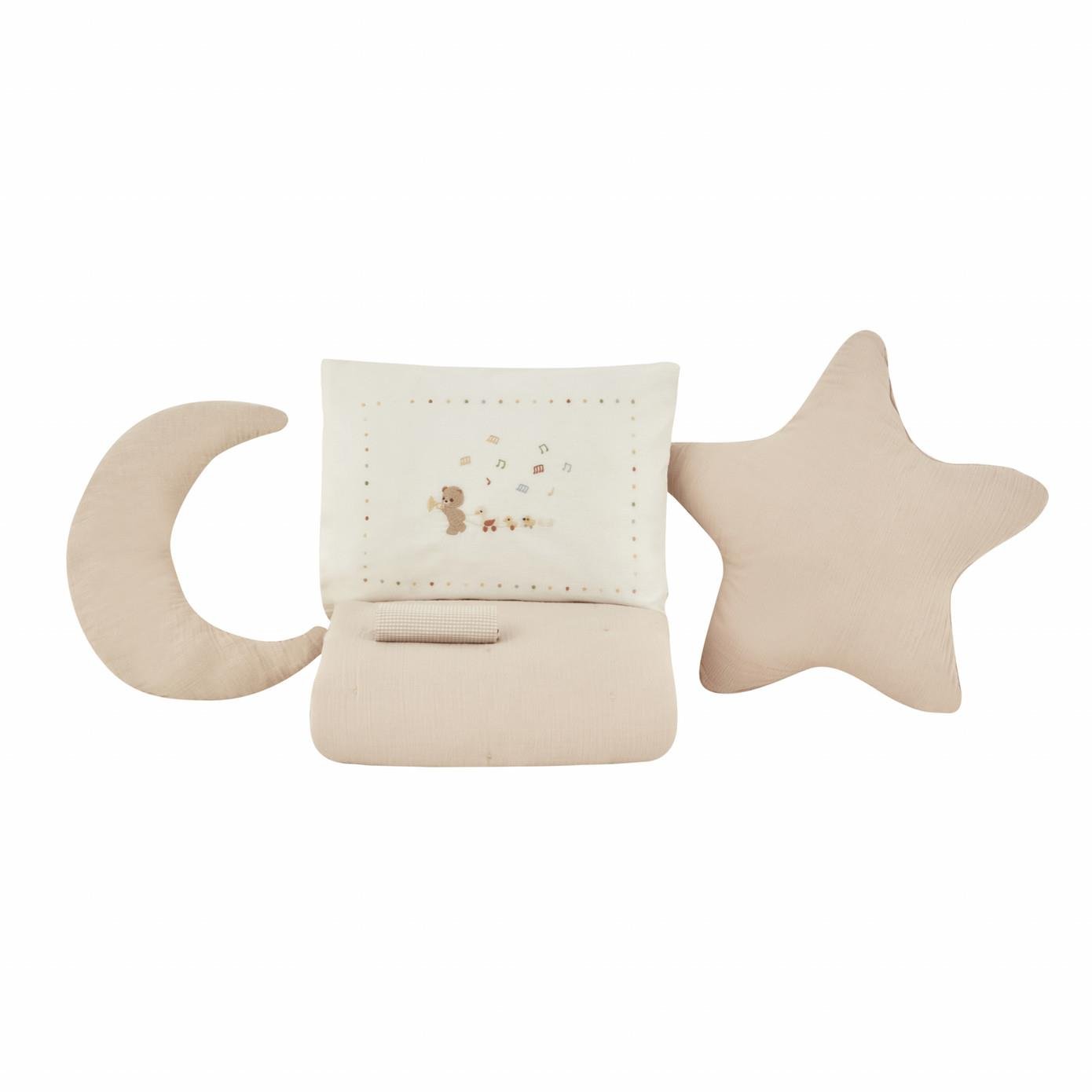 Karaca Home Bebek Eloise Müslin Comfort Set  Bej
