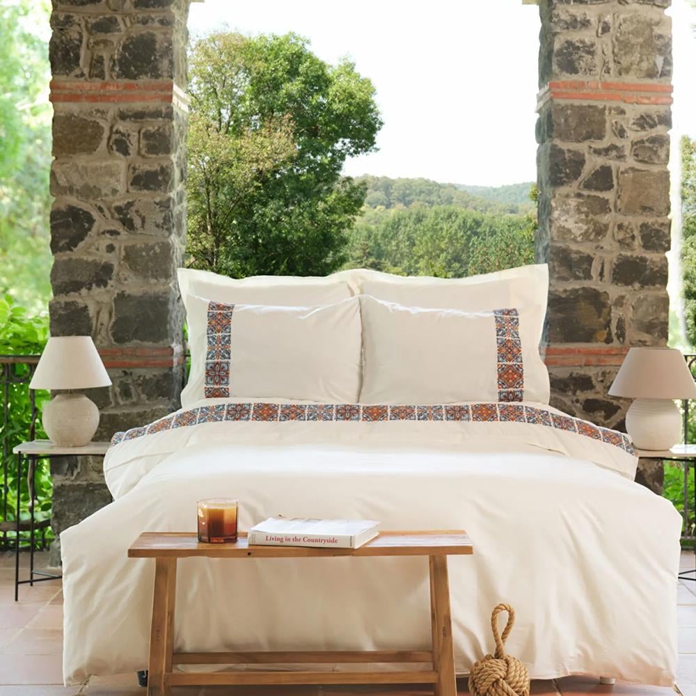 Karaca Home Fleur Multi Tek Kişilik Nakışlı %100 Pamuk Nevresim Takımı