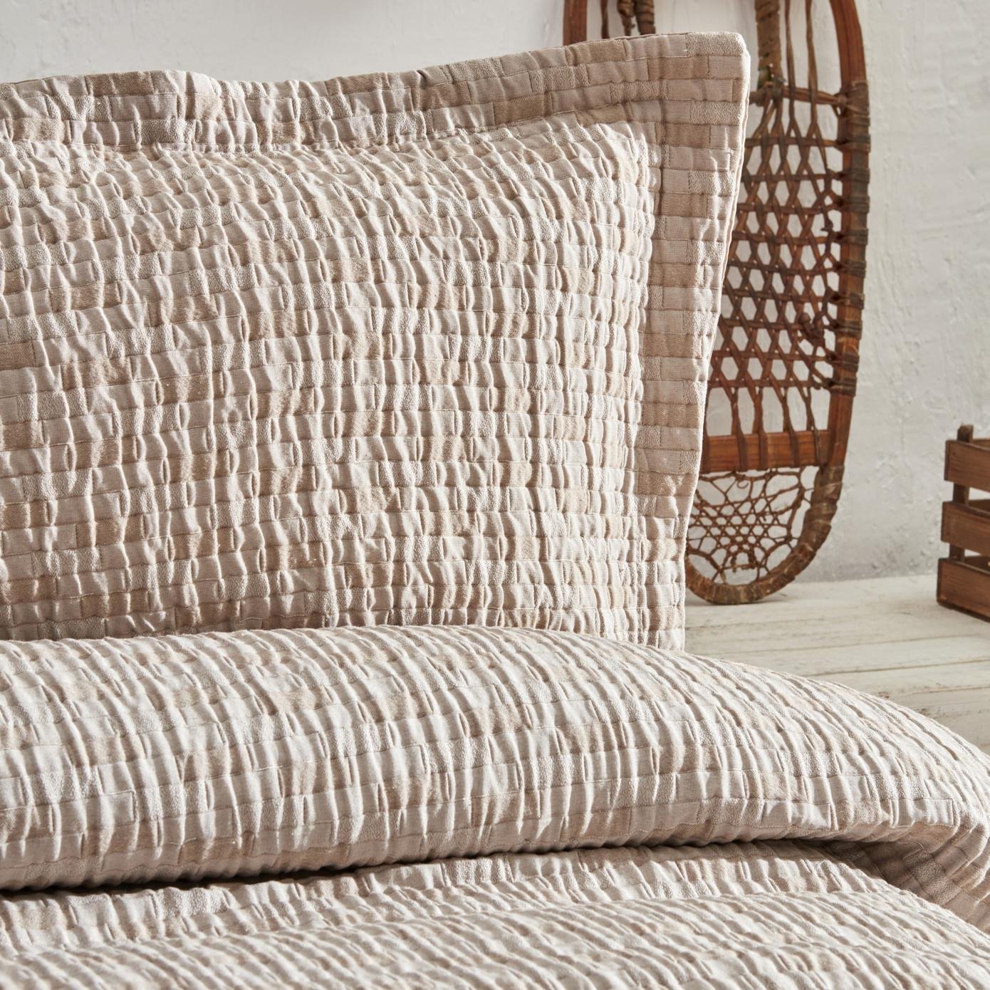 Karaca Home Loretta Çift Kişilik Yatak Örtüsü Bej