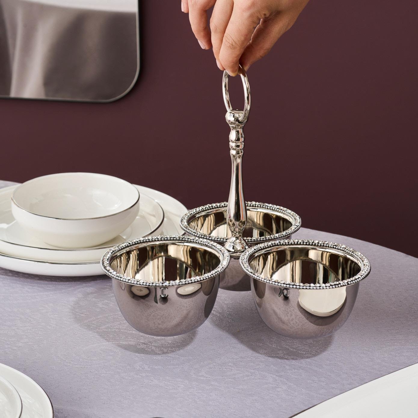 Karaca Home Majesty 3lü Çerezlik