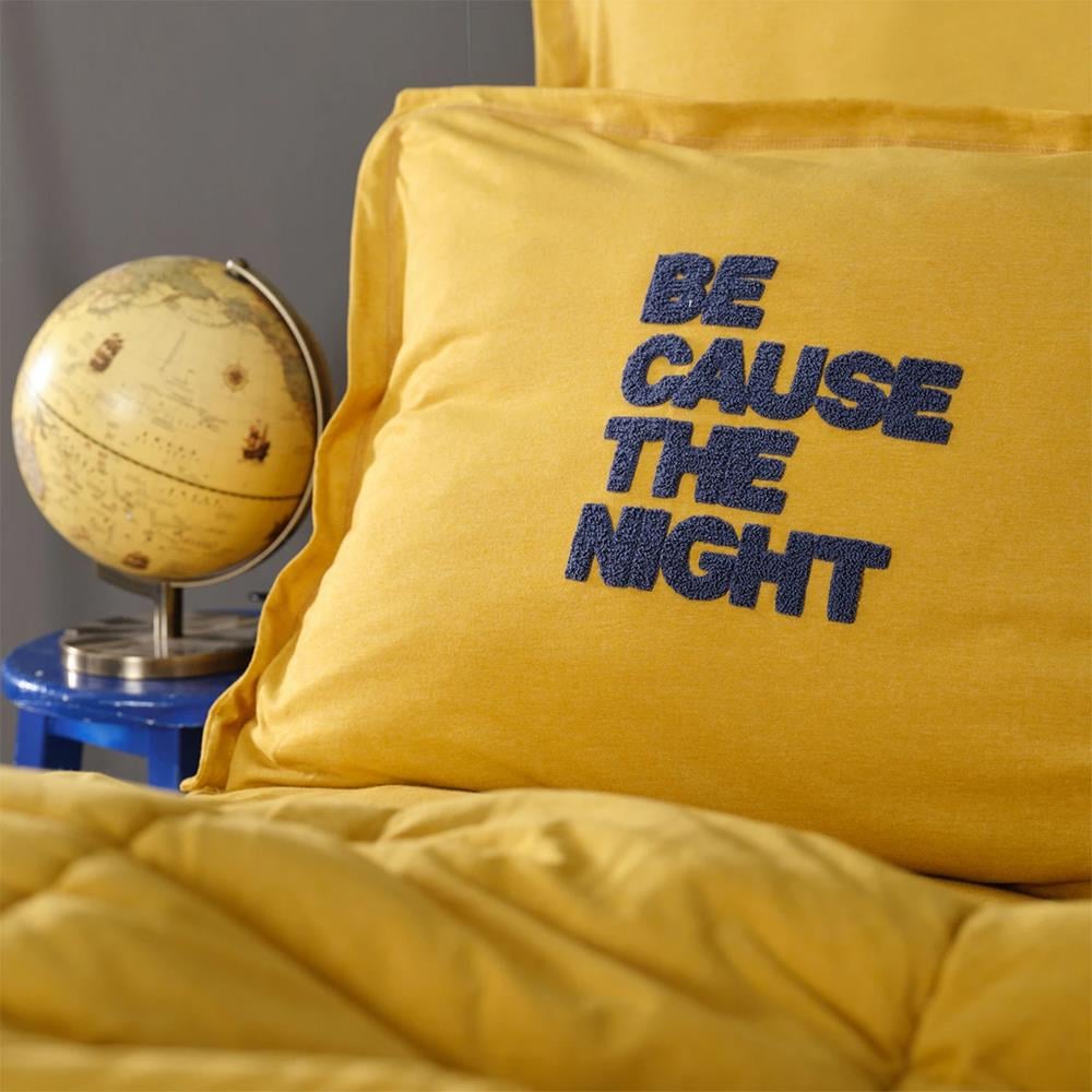 Karaca Home Motto Cotton Comfort Tek Kişilik Uyku Seti Hardal