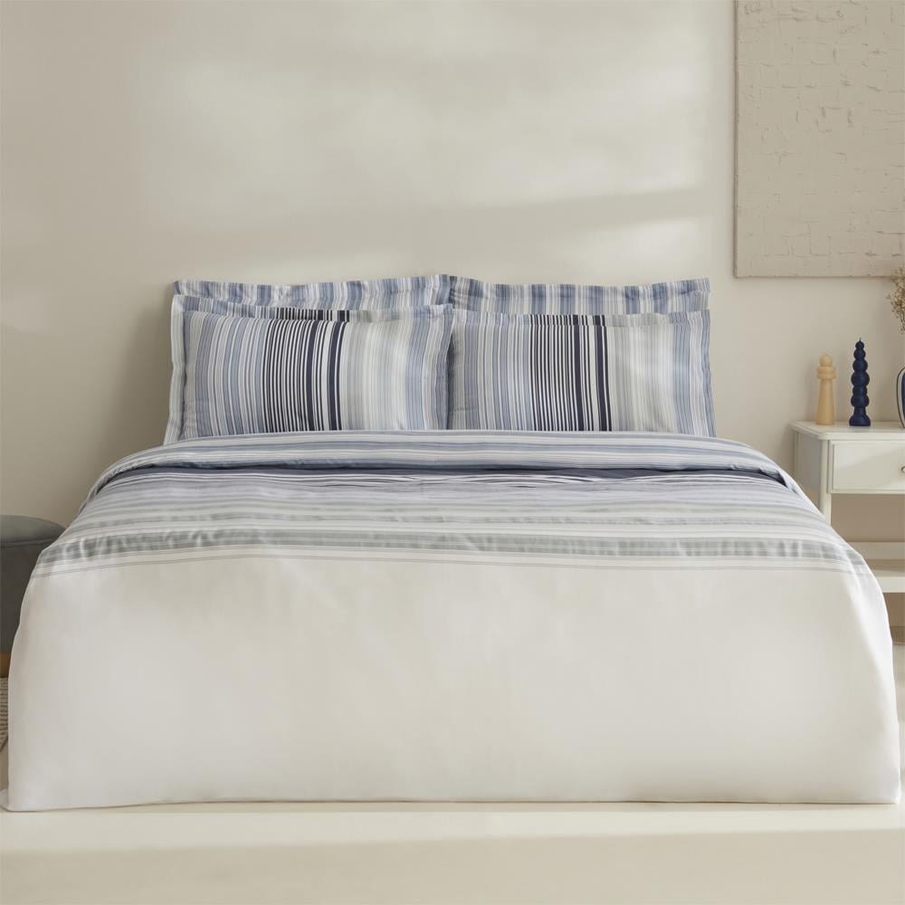 Karaca Home Nolan %100 Pamuk Çift Kişilik Nevresim Takımı Multicolor