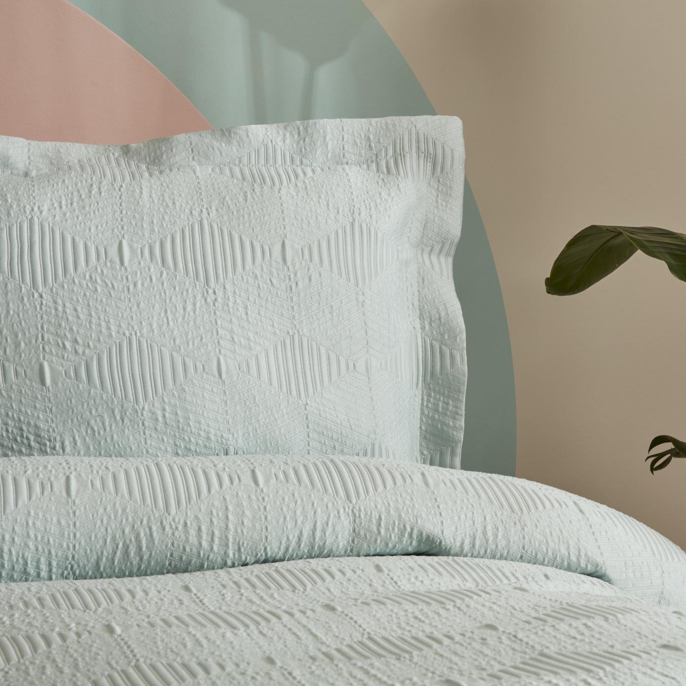 Karaca Home Sunrise Çift Kişilik Yatak Örtüsü Mint