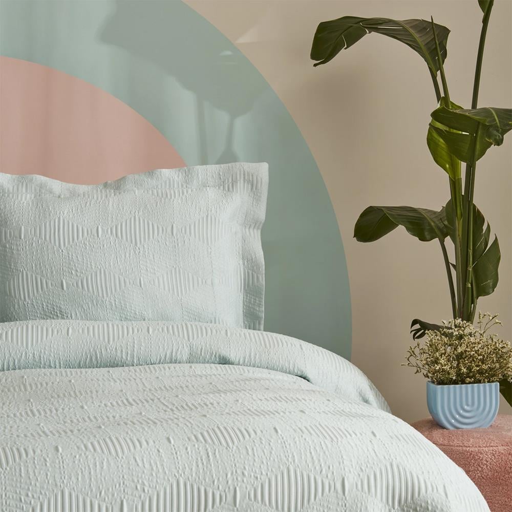 Karaca Home Sunrise Çift Kişilik Yatak Örtüsü Mint