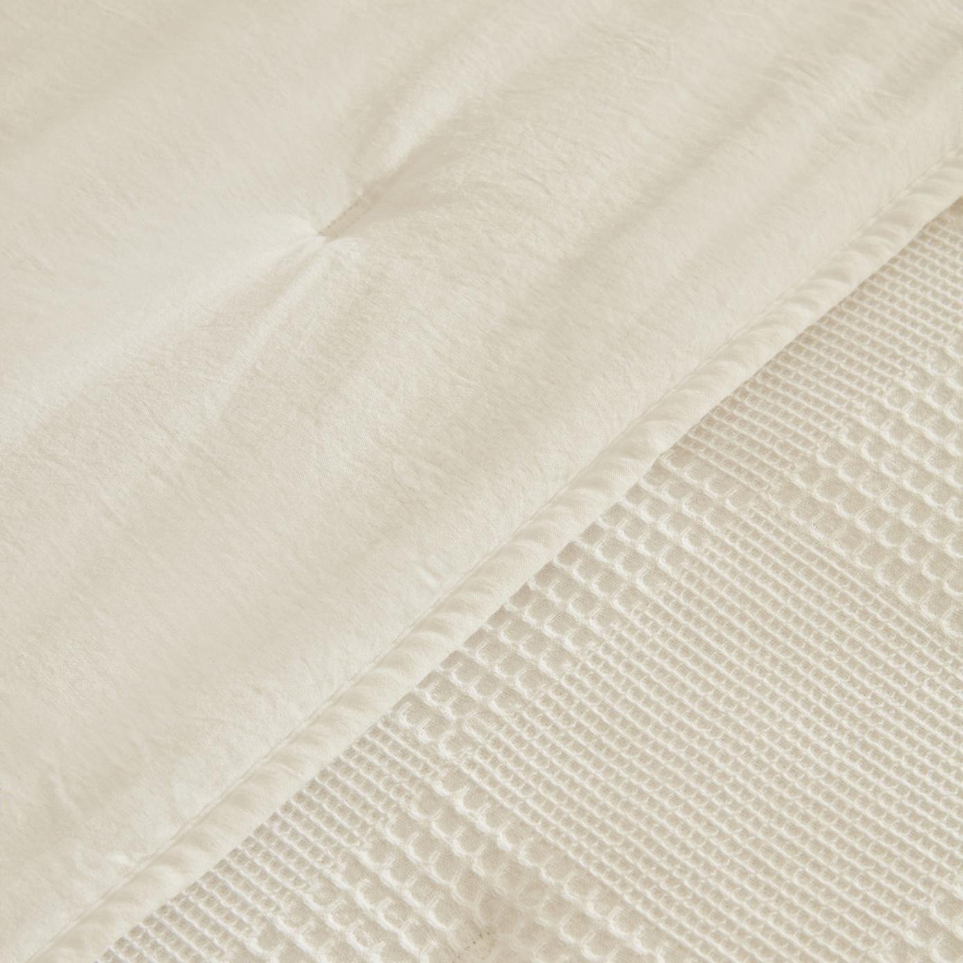Karaca Home White Collection Perios  Çİft Kişilik Spring Comforti Fırfırlı Beyaz