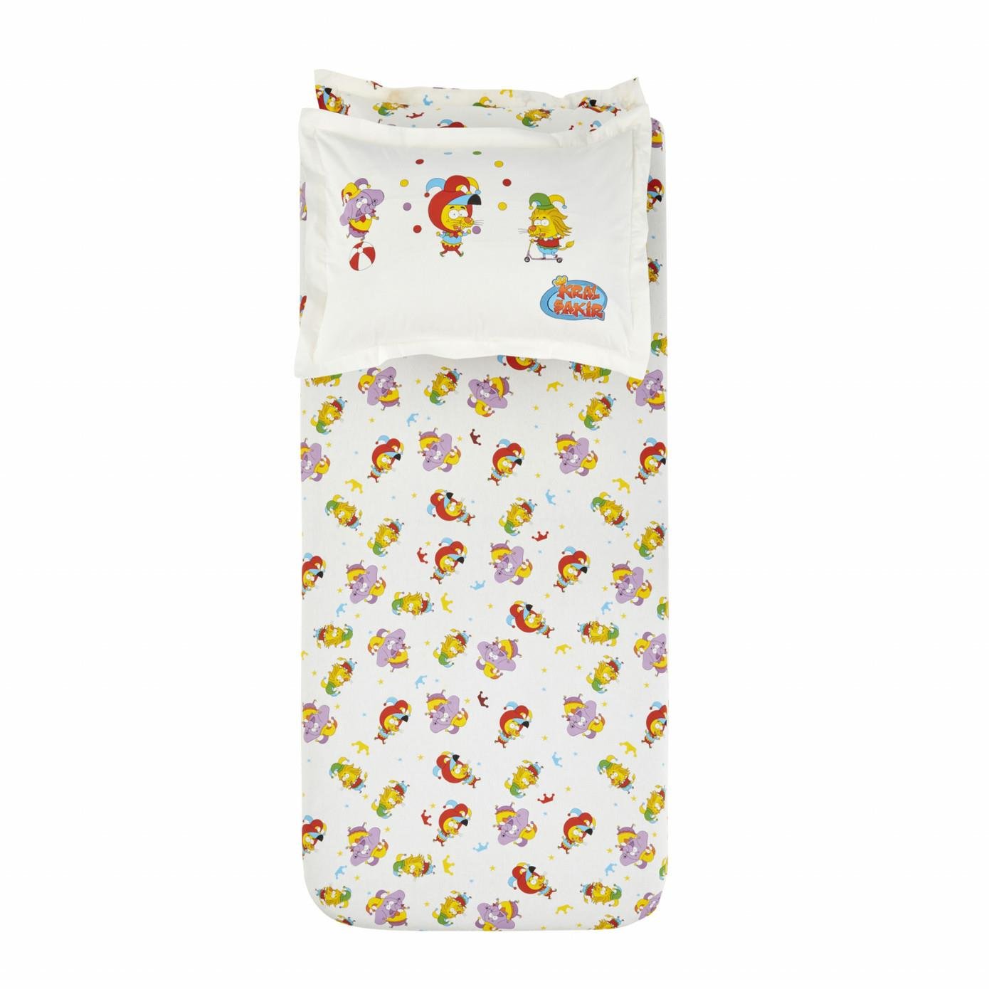 Karaca Home X Kral Şakir Circus Tek Kişilik Çarşaf Takımı