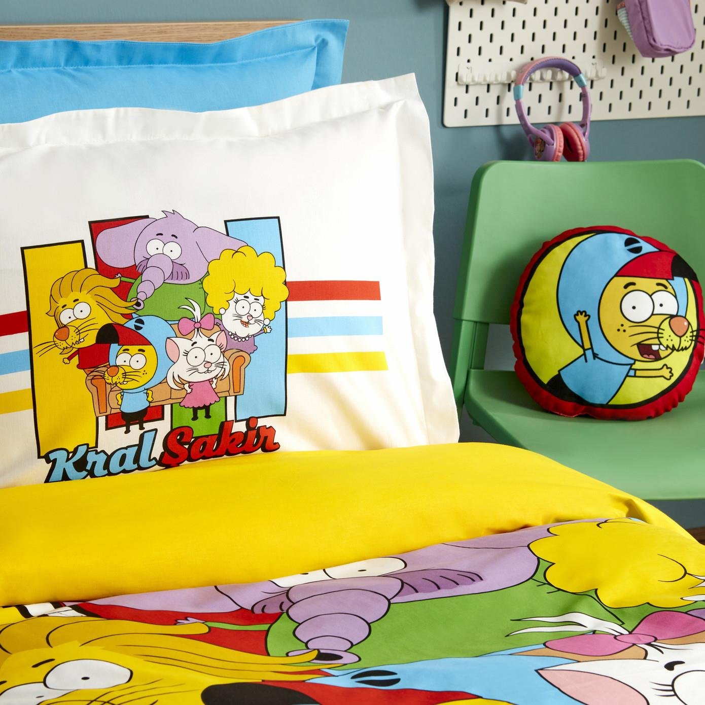 Karaca Home X Kral Şakir Sıkı Dostlar Tek Kişilik Nevresim Takımı