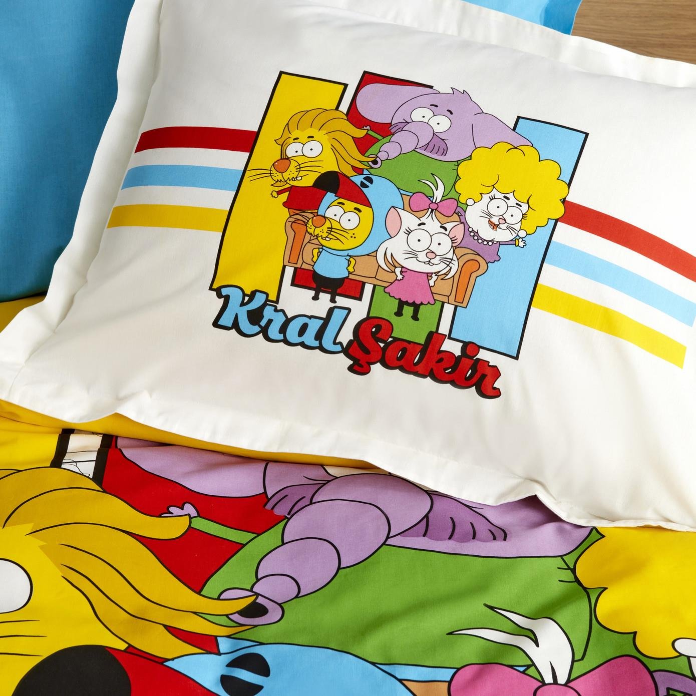 Karaca Home X Kral Şakir Sıkı Dostlar Tek Kişilik Nevresim Takımı