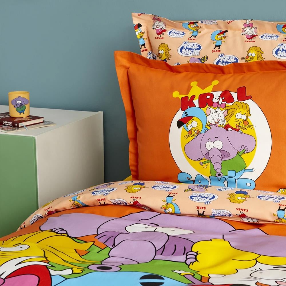 Karaca Home X Kral Şakir Süper Ekip Tek Kişilik Nevresim Takımı