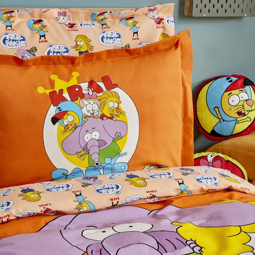 Karaca Home X Kral Şakir Süper Ekip Tek Kişilik Nevresim Takımı