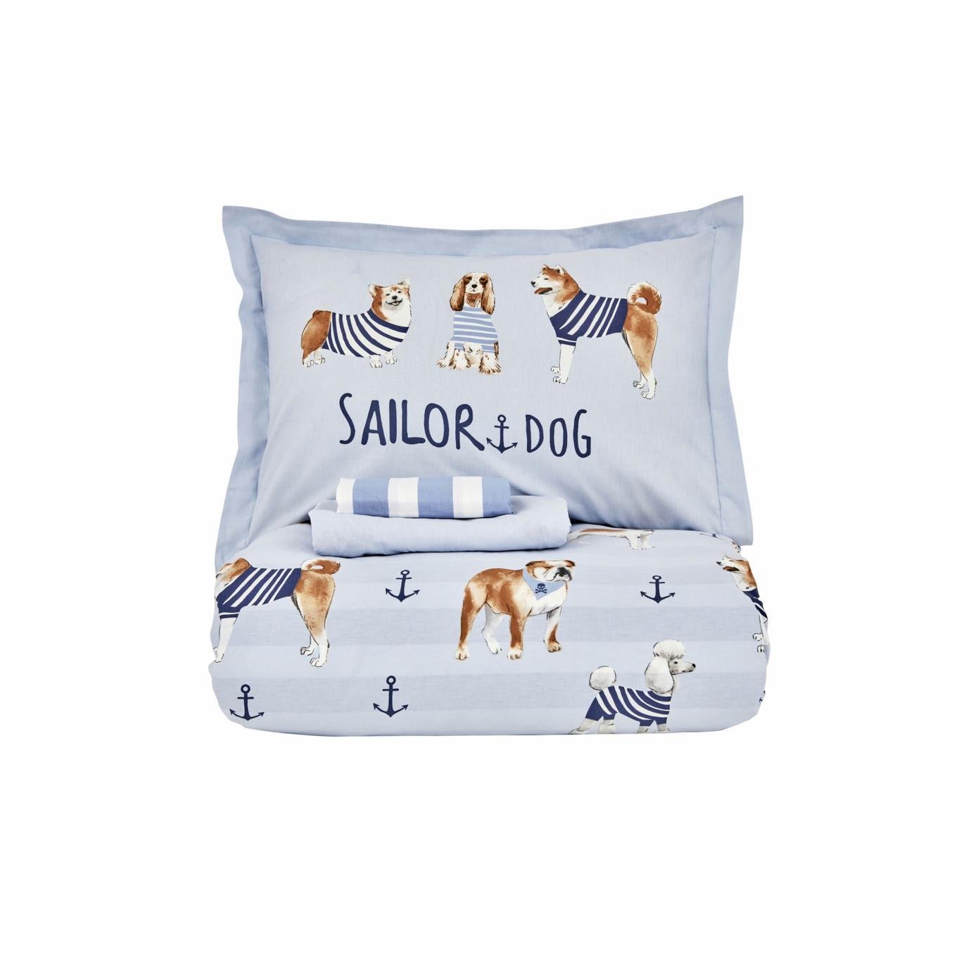 Karaca Home Young Sailor Dog Tek Kişilik Nevresim Takımı