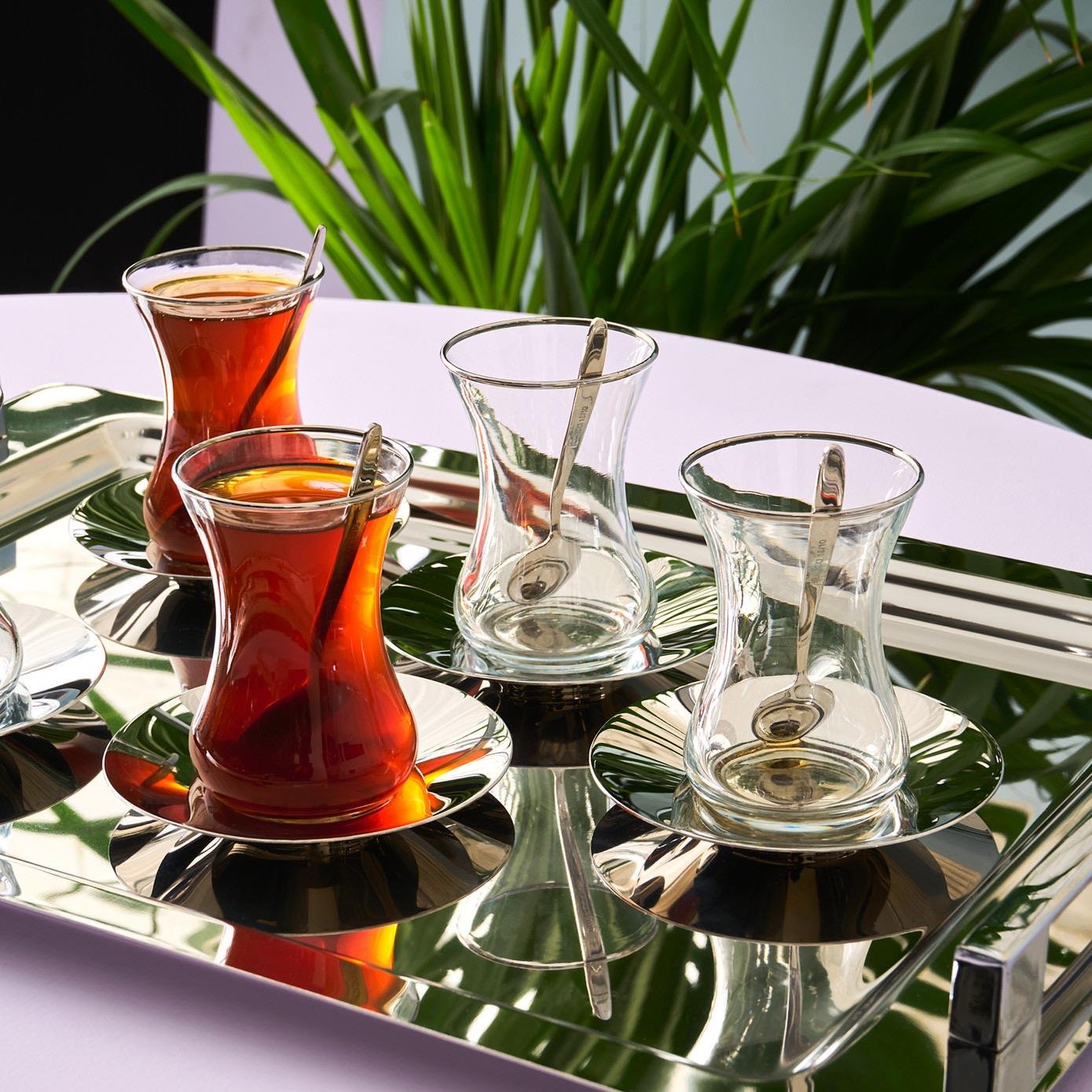 Karaca Jame Platin 40 Parça 12 Kişilik Çay Seti