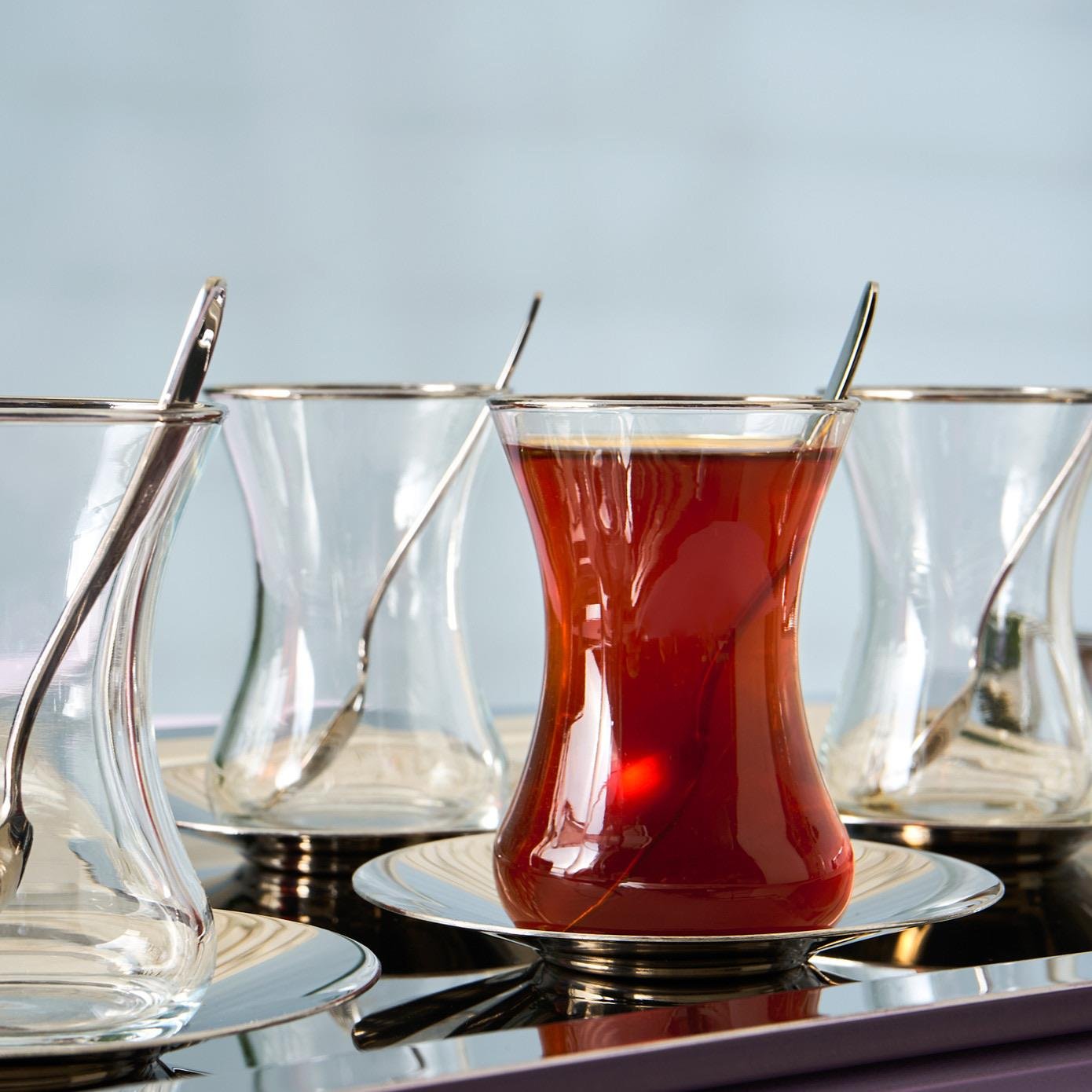 Karaca Jame Platin 40 Parça 12 Kişilik Çay Seti