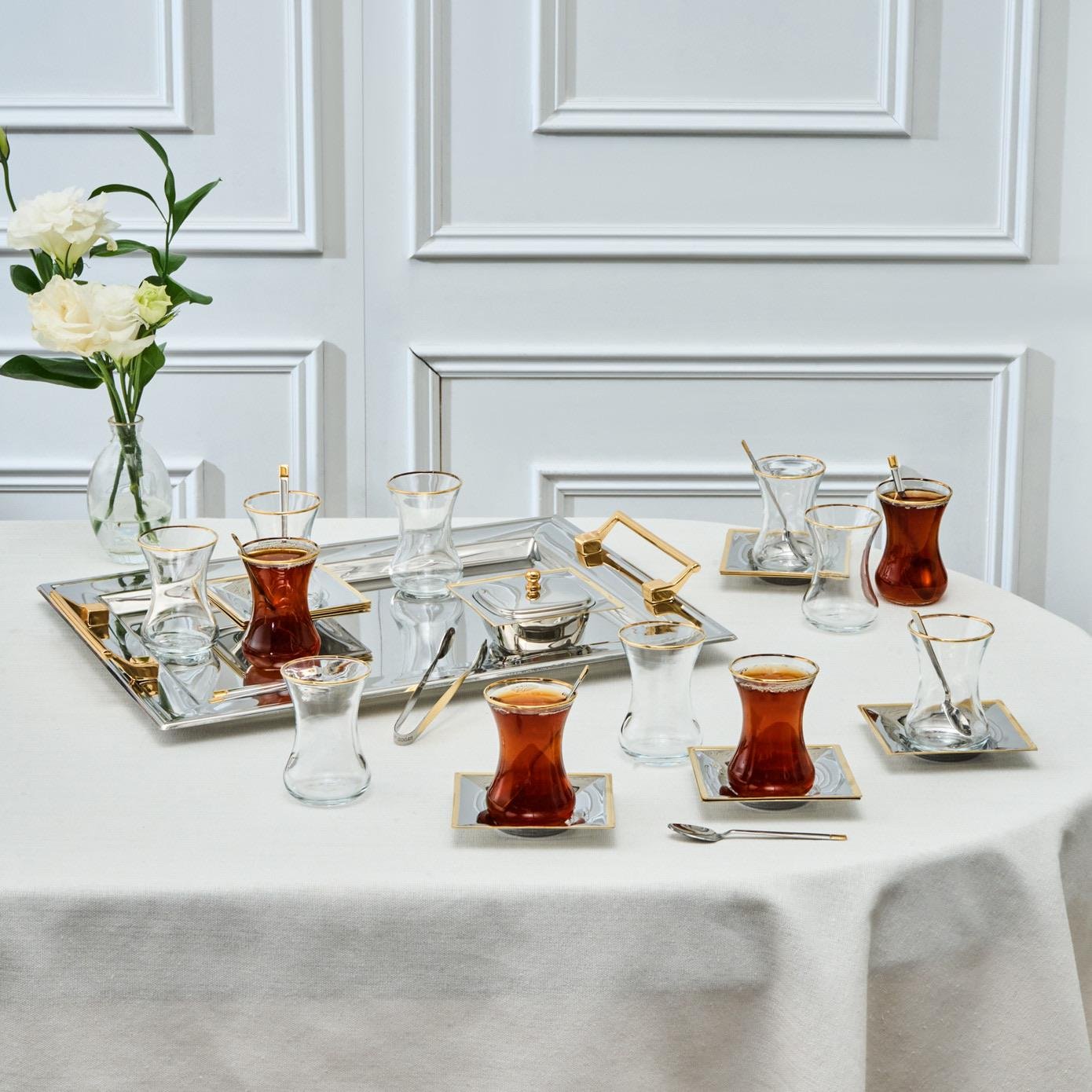 Karaca Kand Gold 40 Parça 12 Kişilik Çay Seti