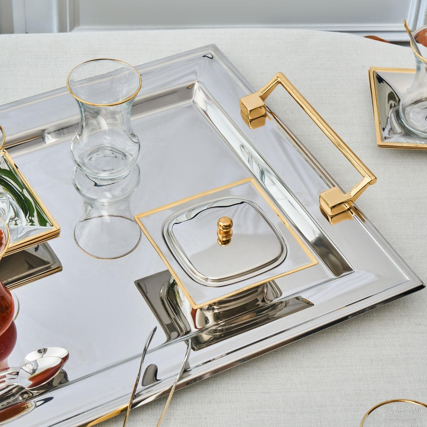 Karaca Kand Gold 40 Parça 12 Kişilik Çay Seti