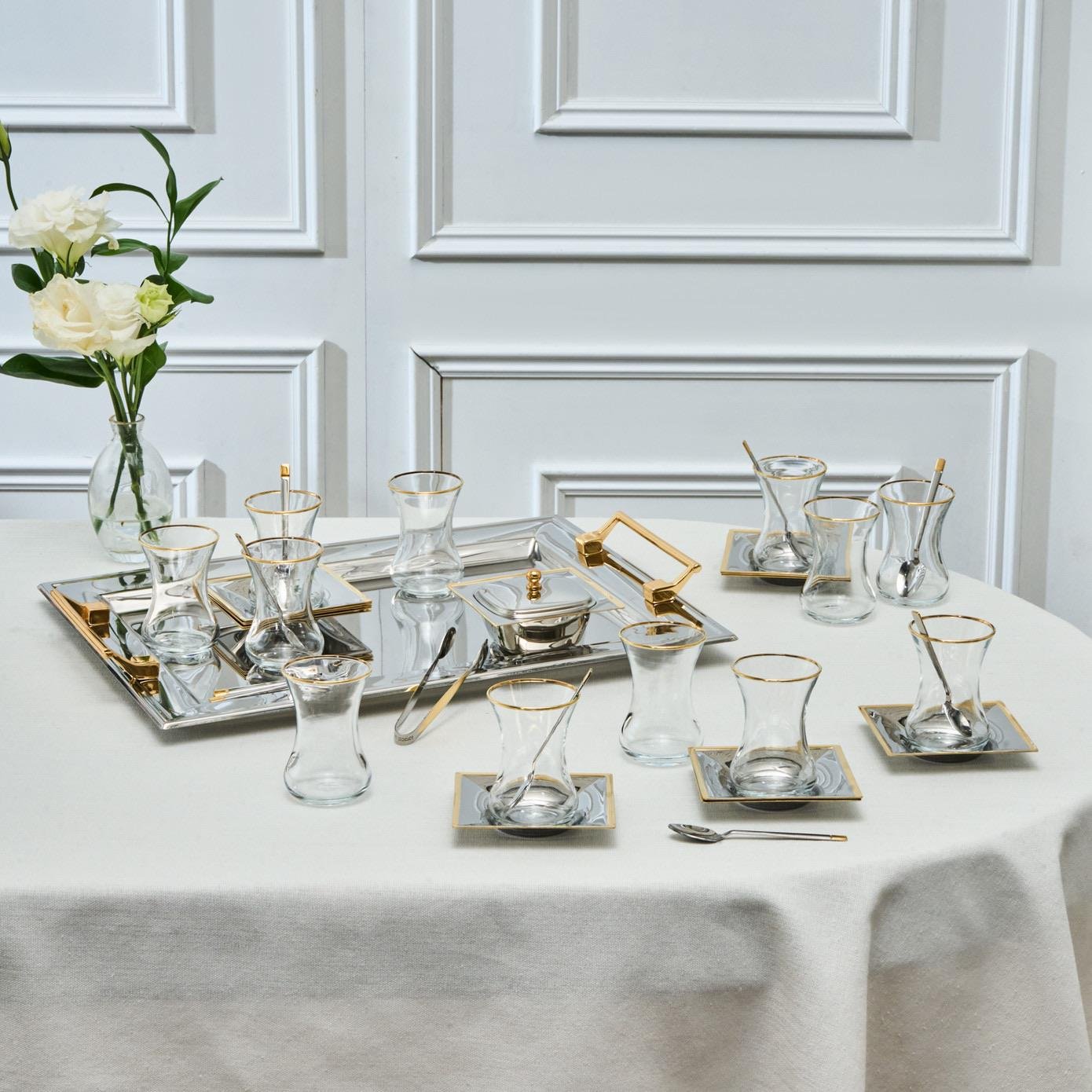 Karaca Kand Gold 40 Parça 12 Kişilik Çay Seti