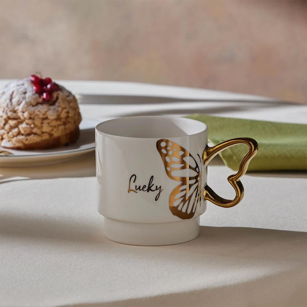 Karaca Kelebek Lucky Mug 340 Ml