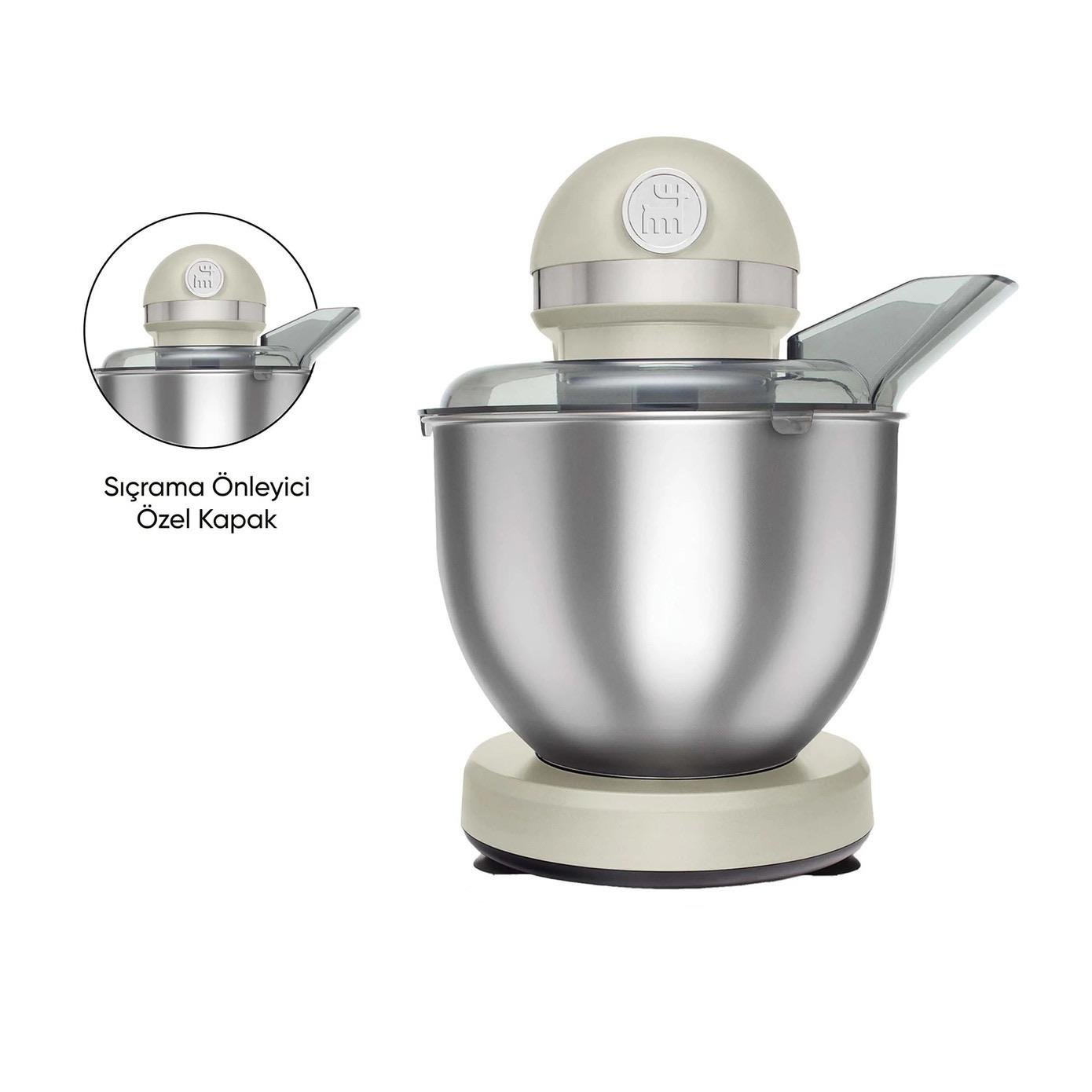 Karaca Mastermaid Chef Hamur Yoğurma Makinesi Soft Cream 1500W 5L