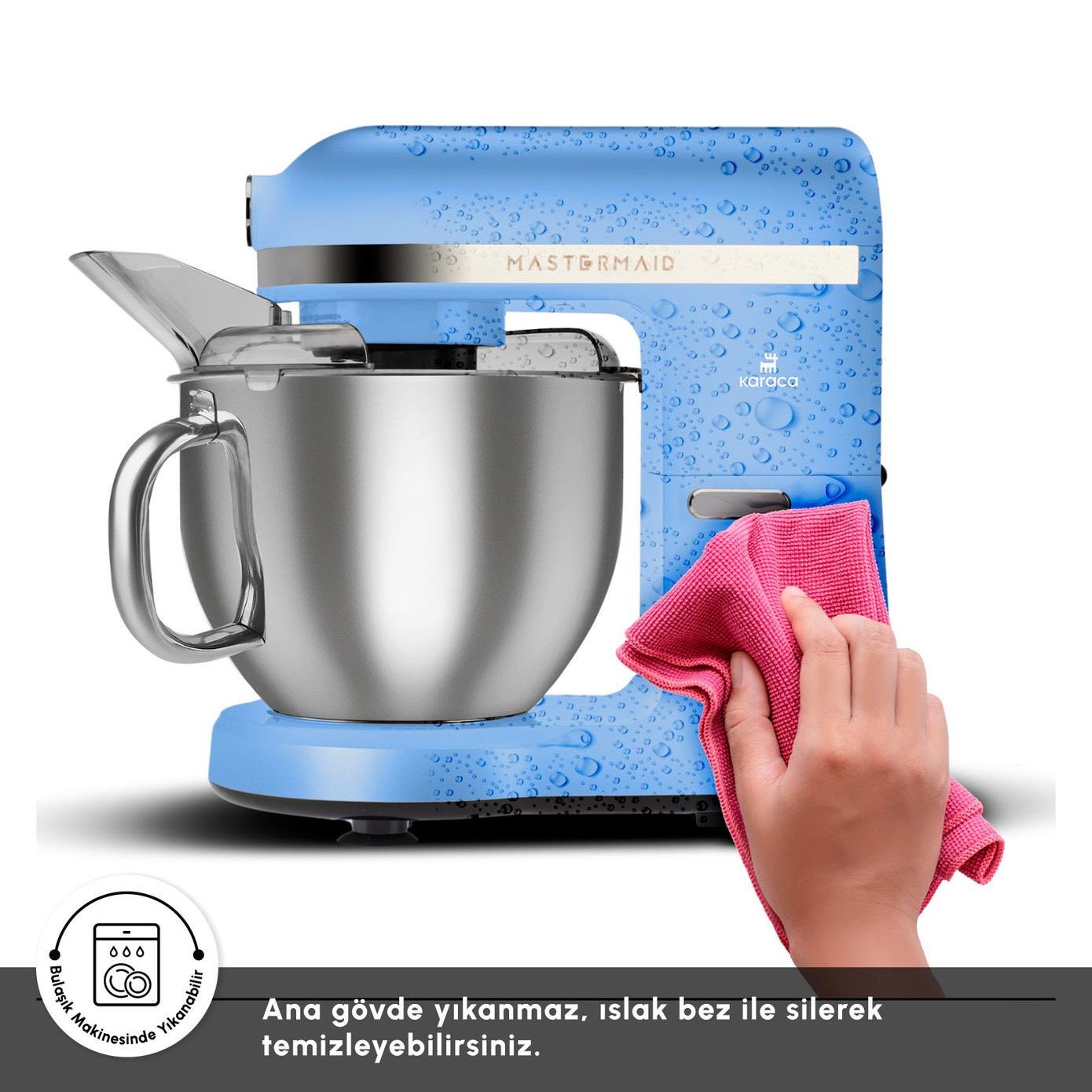 Karaca Mastermaid Chef Pro Çift Kollu Hamur Yoğurma Makinesi Royal Blue 1750 W 5L