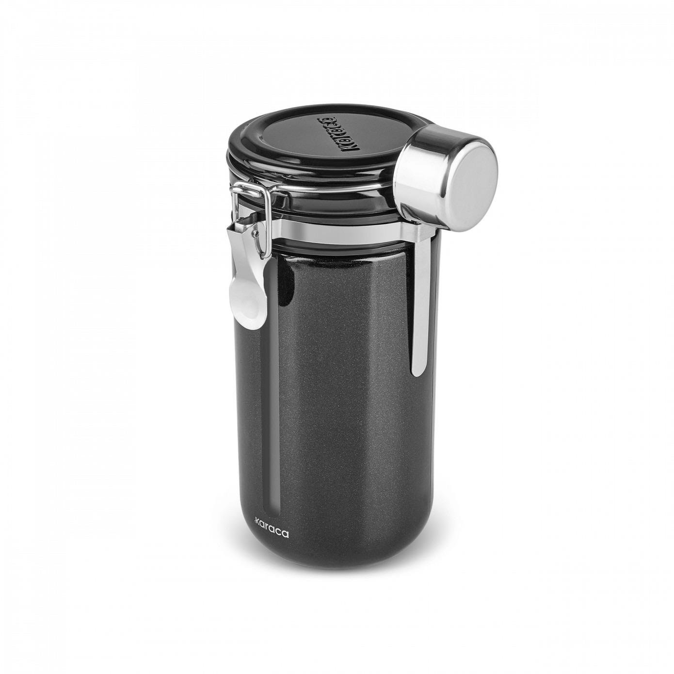 Karaca Mastermaid Kilitli Kahve Saklama Kabı M Siyah