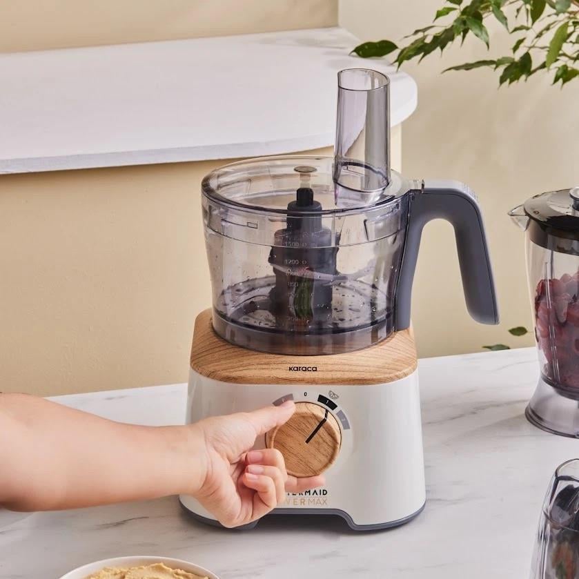 Karaca Mastermaid Power Max 11 in 1 Mutfak Robotu 2500W Wood Craft