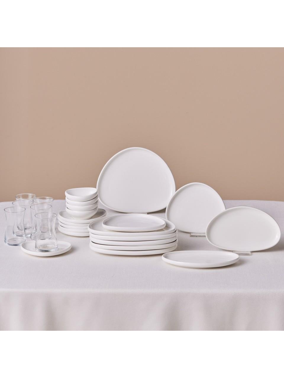 Karaca Miranda White Beyaz 26 Parça 6 Kişilik Kahvaltı Takımı