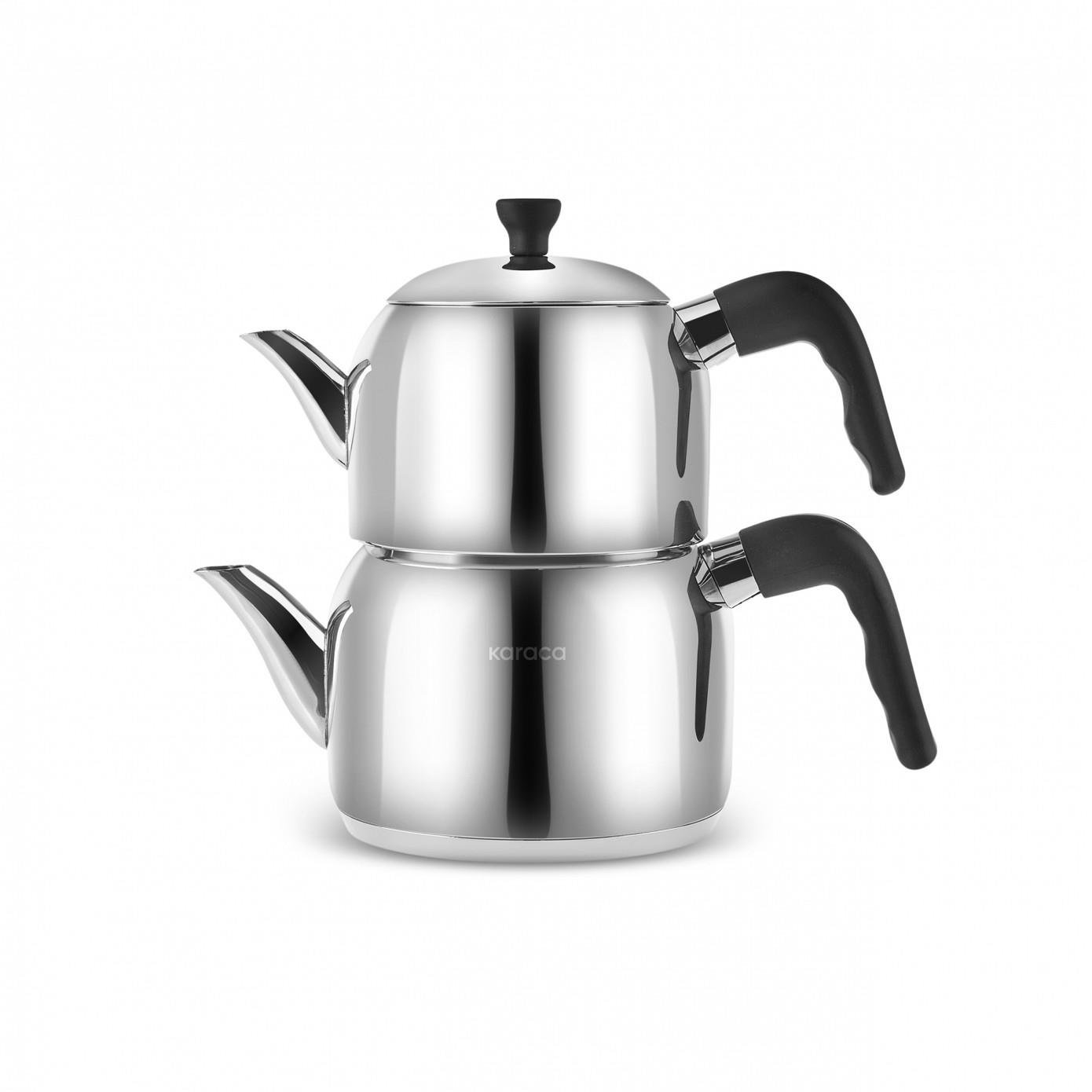 Karaca Nero Mini Boy Çaydanlık Siyah