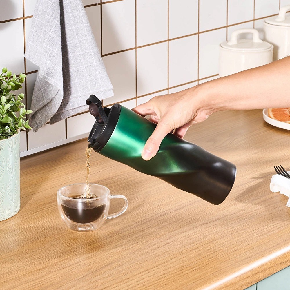 Karaca Orion Çelik Sızdırmaz Termos Yeşil 500 ml