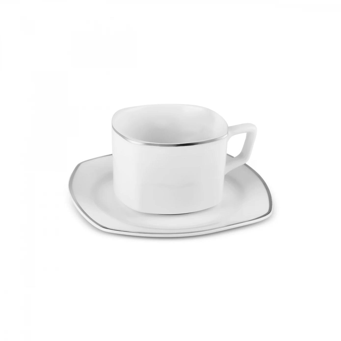 Karaca Padoca 26 Parça 6 Kişilik Kahvaltı Seti Yarım Kare Platin