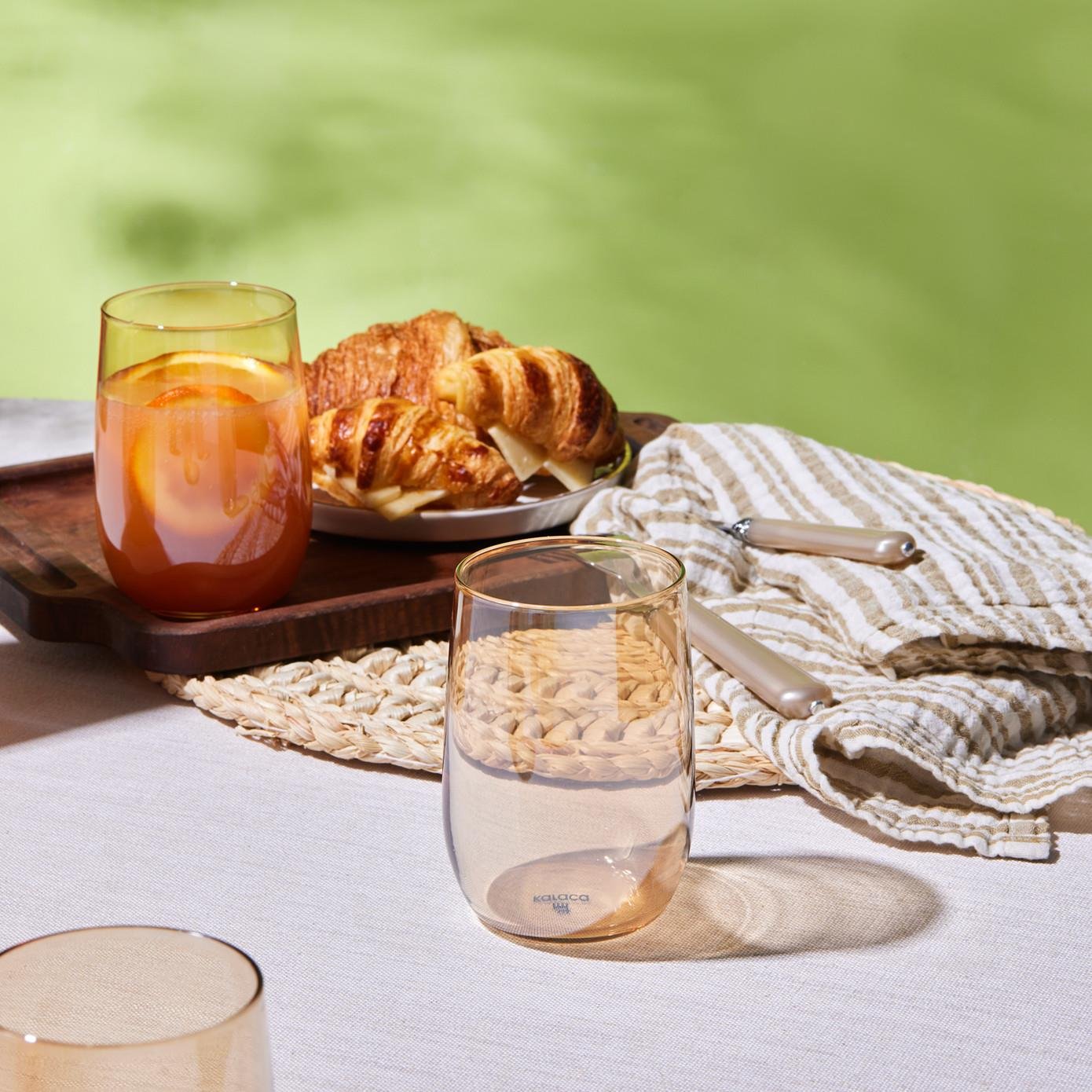 Karaca Parma 7 Parça Bardak Seti Amber