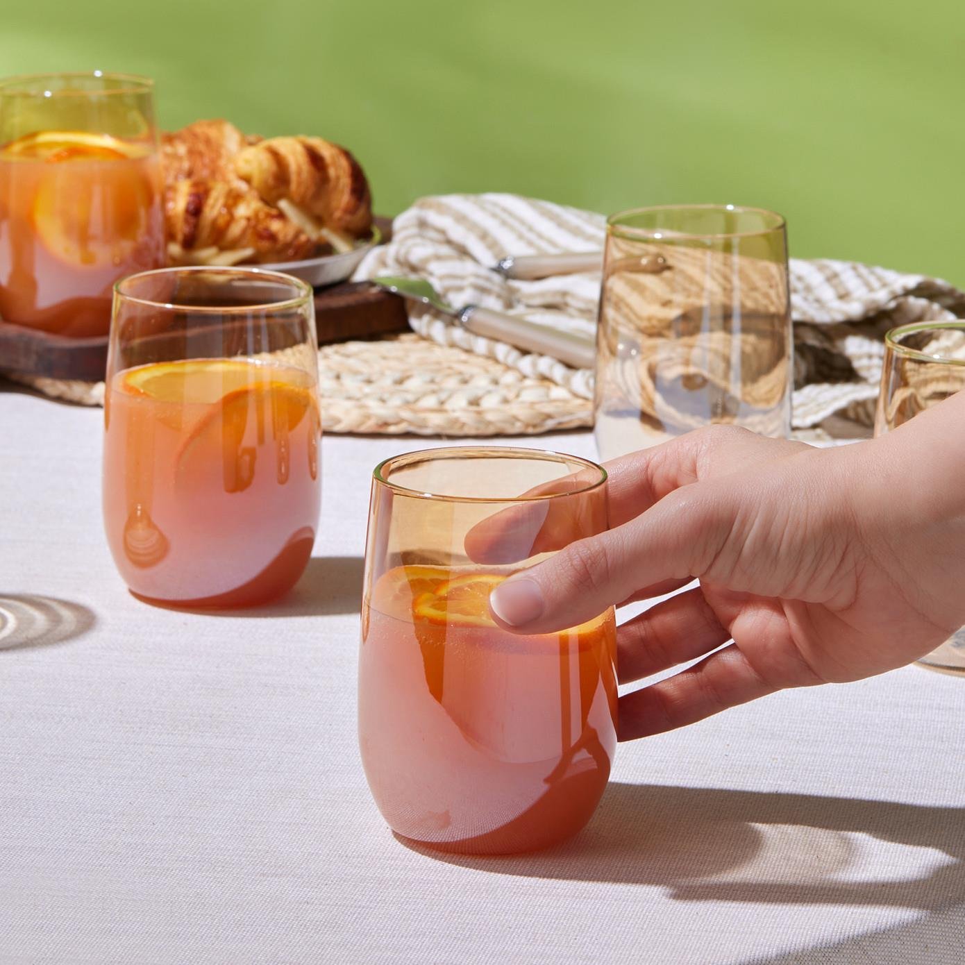 Karaca Parma 7 Parça Bardak Seti Amber