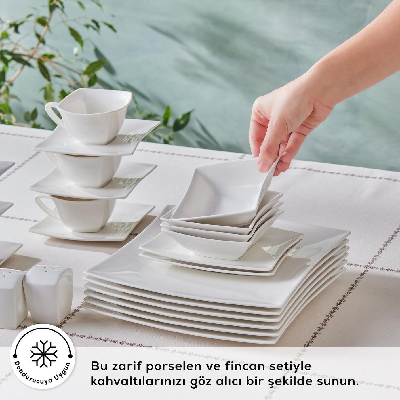 Karaca Perfect Beyaz 32 Parça Kahvaltı Seti