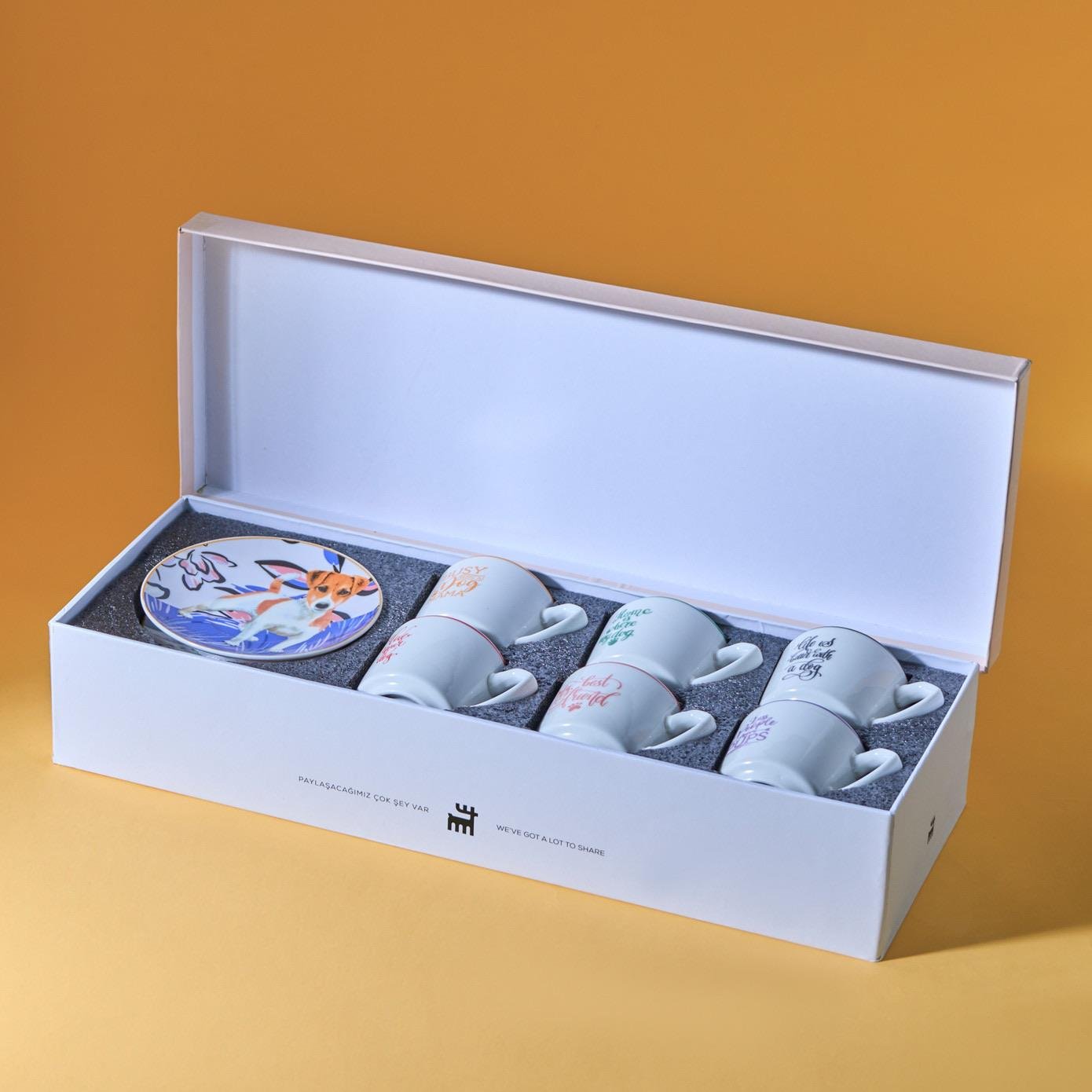 Karaca Perro 6 Kişilik Kahve Fincan Takımı 80 ml