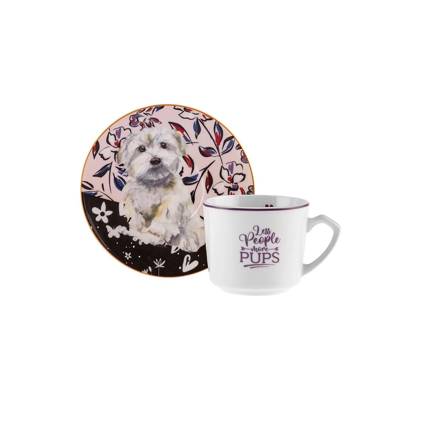 Karaca Perro 6 Kişilik Kahve Fincan Takımı 80 ml