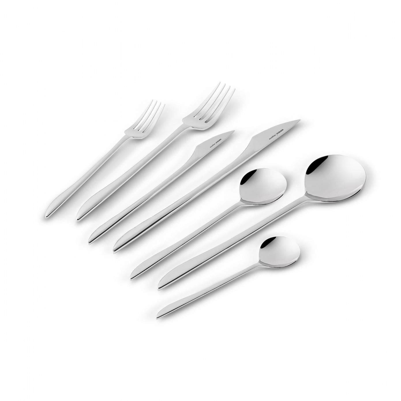 Karaca Premium Platin Von 12 Kişilik 84 Parça Çatal Kaşık Bıçak