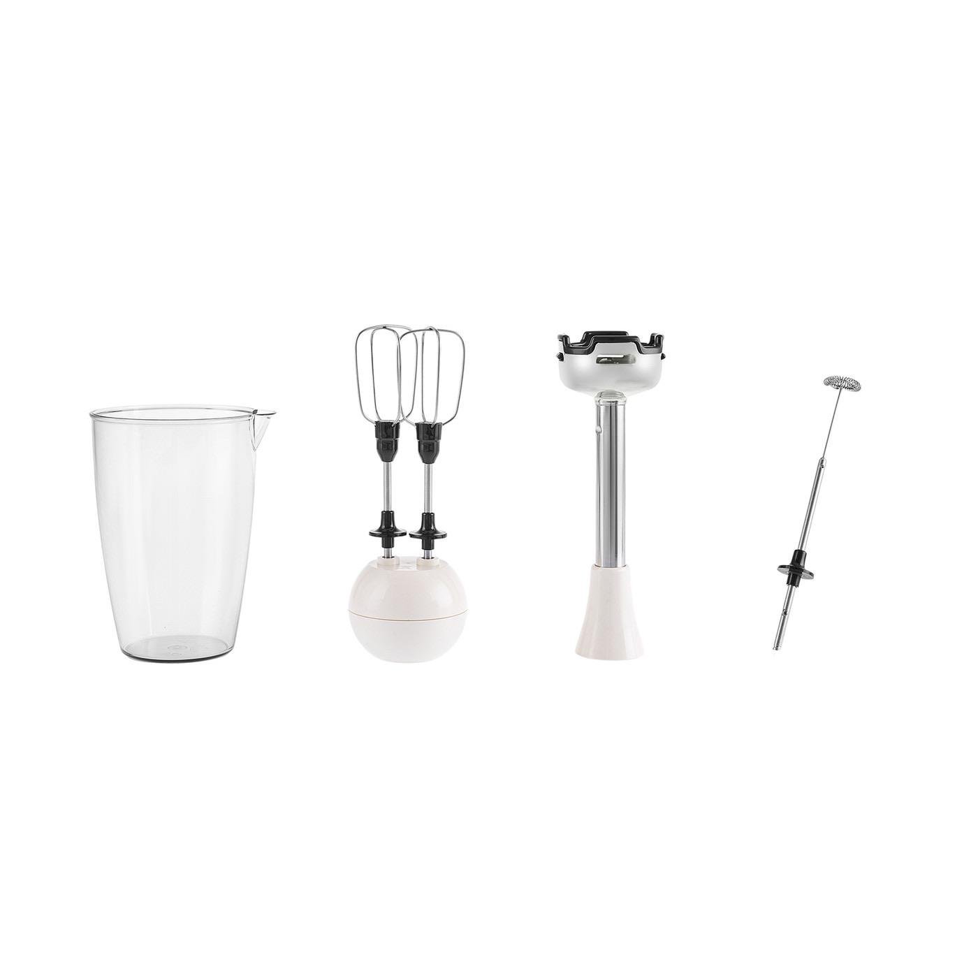 Karaca Prosteel 7 in 1 Süt Köpürtücülü Mutfak Robotu 1000W Soft Cream