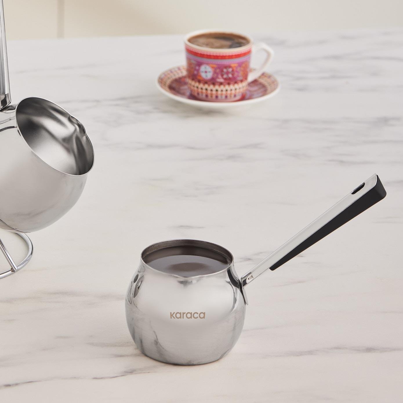 Karaca Revna 3lü Cezve Takımı Siyah