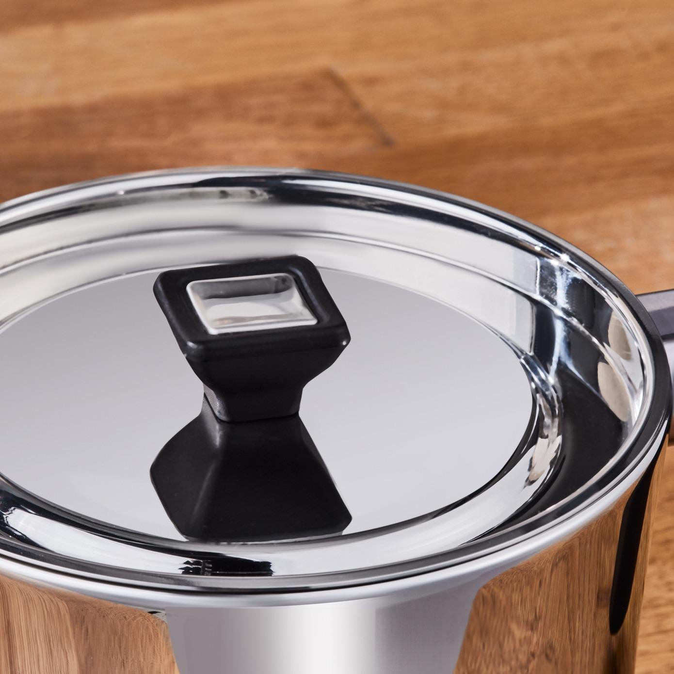 Karaca Sivuple Large Siyah Çaydanlık