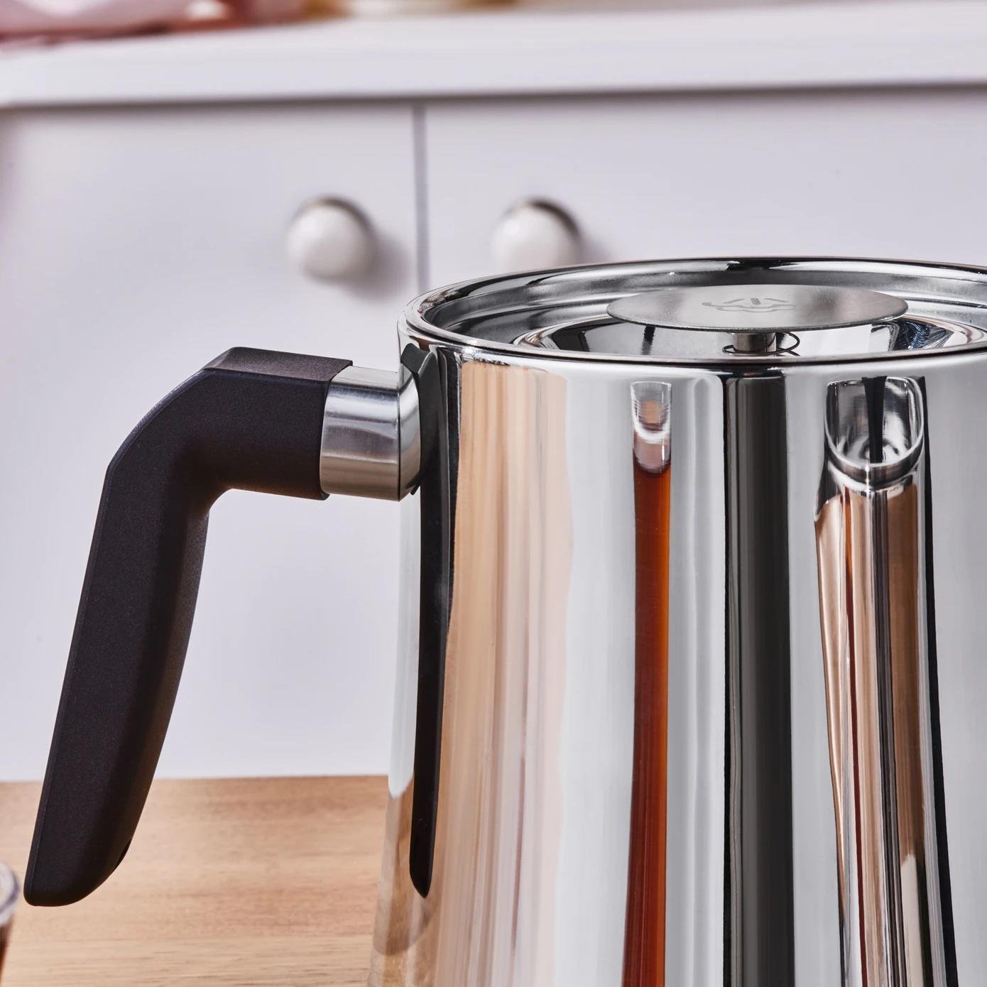 Karaca Sivuple Large Siyah Çaydanlık