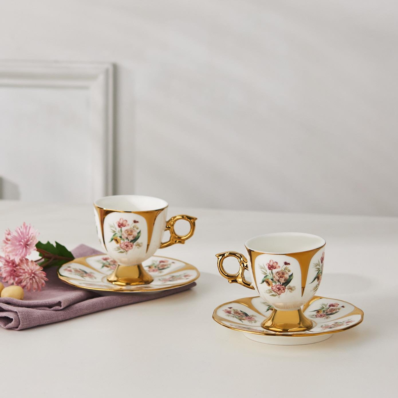 Karaca Söke 2 Kişilik Kahve Fincan Takımı 90 ml